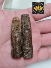 Load image into Gallery viewer, 🌿Brunei Sinking Old Agarwood Maitreya Amulet 6g and 5.5g Masterpiece Crafted by Grand Master (Each Sold Separately) (D)