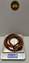 Load image into Gallery viewer, 🌿India Mysore Real Black Meat Sinking Sandalwood Necklace 108beads 8mm 印度迈索尔正品黑肉沉水老山檀香念珠108粒8mm🌿 (B)
