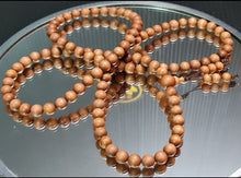 Load image into Gallery viewer, 🌿India Mysore Sandalwood Necklace 108beads 6mm 印度迈索尔老山檀香念珠108粒 6mm🌿 (B)
